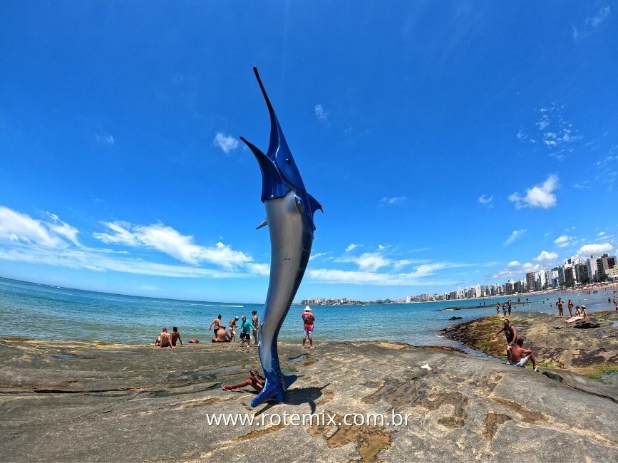 Marlim Azul na Praia do Morro, Guarapari - ES